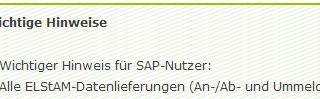ELStAM - Änderungslisten können nicht abgerufen werden.