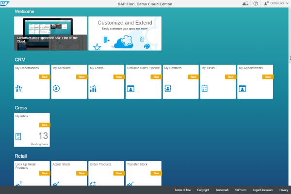 SAP Fiori Demo Portal