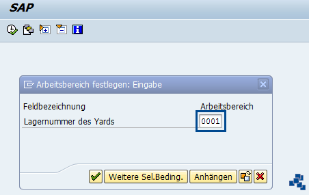 SAP EWM Kontrollpunkte Easy Access Lager