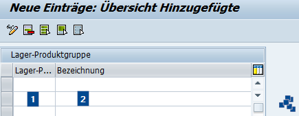 SAP EWM Lager-Produktgruppe definieren