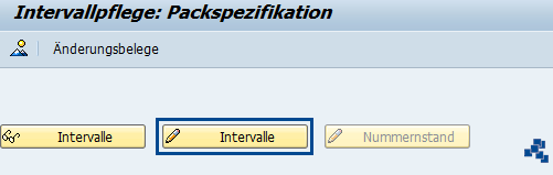 SAP EWM Nummernkreis für Packspezifikation definieren neuer Eintrag