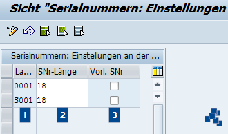SAP EWM Serialnummern Einstellungen an der Lagernummer