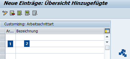 SAP EWM Arbeitsschrittart definieren