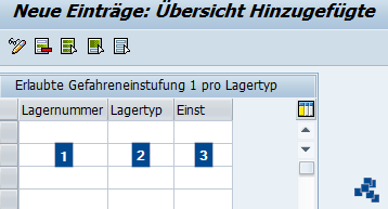 SAP EWM Erlaubte Gefahreneinstufung pro Lagertyp zuordnen