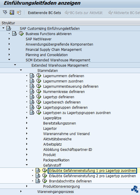 Sap Ewm Erlaubte Gefahreneinstufung 1 Und 2 Pro Lagertyp Zuordnen Serkem