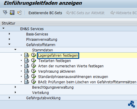 SAP EWM Erlaubte Gefahreneinstufung pro Lagertyp zuordnen_Lagergefahren