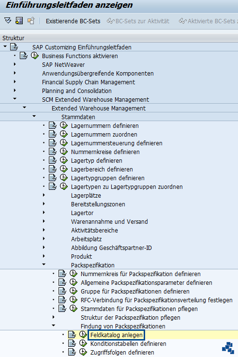 Sap Ewm Feldkatalog Anlegen Serkem