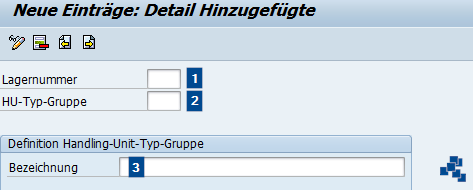 SAP EWM HU-Typ-Gruppen definieren