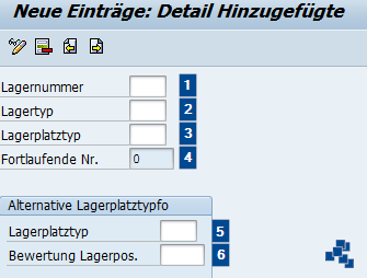 SAP EWM Alternative Lagerplatztypfolge