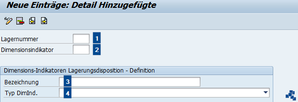 SAP EWM Dimensionsindikatoren definieren