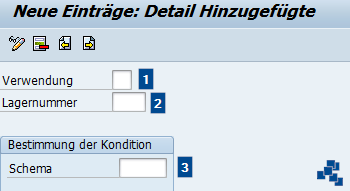 SAP EWM Findungsschema zuordnen