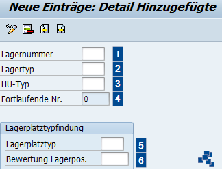 SAP EWM HU-Typen je Lagerplatztyp definieren