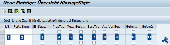 SAP EWM Zugriffsstrategie für die Lagertypfindung Einlagerung optimieren