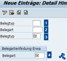 SAP EWM Belegartenfindung für erwarteten Wareneingang definieren