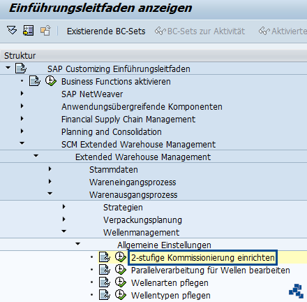SAP EWM 2-stufige Kommissionierung einrichten_Customizing