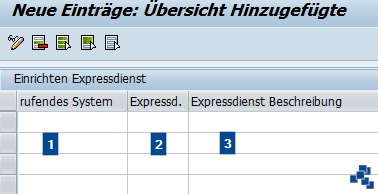 SAP EWM Expressdienstschnittstelle einrichten