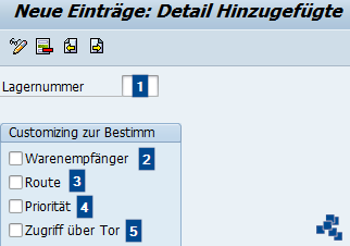SAP EWM Konsolidierungsgruppe definieren