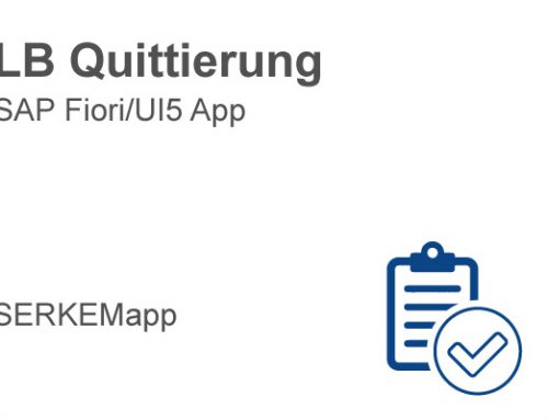 SAP Fiori SERKEMapp: LB Quittierung