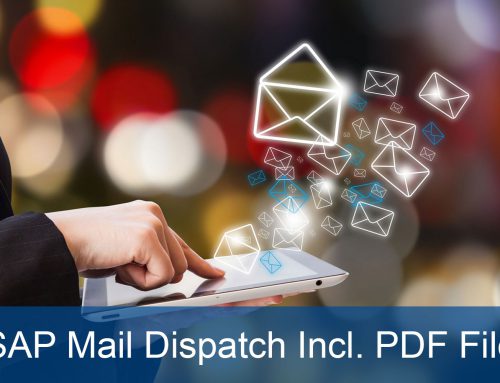 Mail dispatch directly from SAP ERP or SAP S/4HANA with PDF attachment